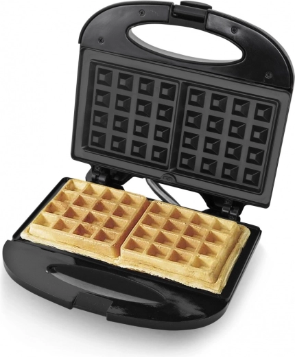 Quick preparation of two waffles