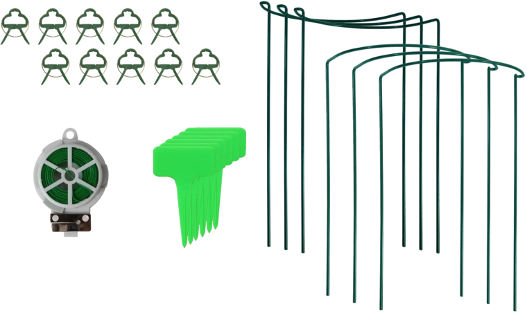 Vrtna opora za rastline 21 × 35 cm s kompletom dodatne opreme