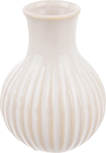 Bela porcelanasta vaza 6 × 6 × 8 cm