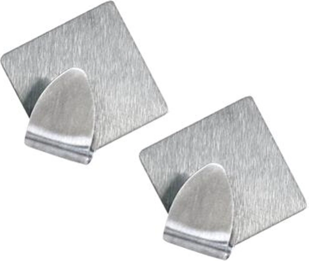 Nerjavni samolepilni kavlji TORO – diamantni dizajn, 2 kosa