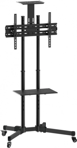 Mobilno stojalo za TV 37–70 palcev, 50 kg, dve polici