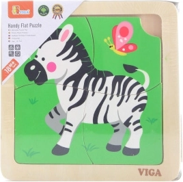 Lesena sestavljanka zebra znamke VIGA