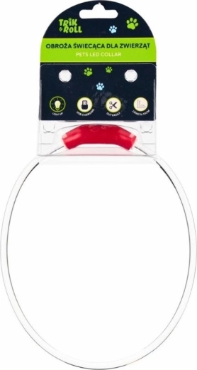 Svetleča LED USB ovratnica za psa in mačko