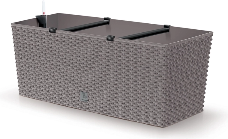 Samonamazalni ratanast koritar 50 cm mocca