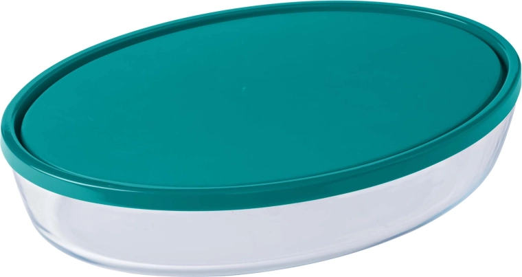 Stekleni pekač Pyrex s pokrovom 3,1 l (35 × 24 × 6 cm)