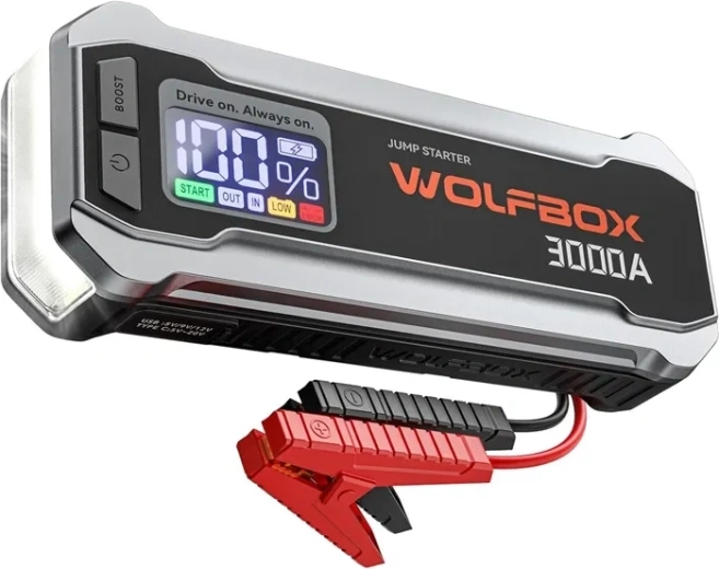 WOLFBOX MegaVolt 16 16,000 mAh 3,000 A Jump Starter
