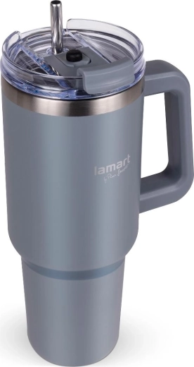 Lamart Huge thermal mug 1.2 l – Grey
