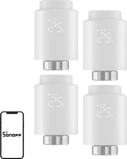 Sonoff ZigBee termostatska glava TRVZB (4 kosi)