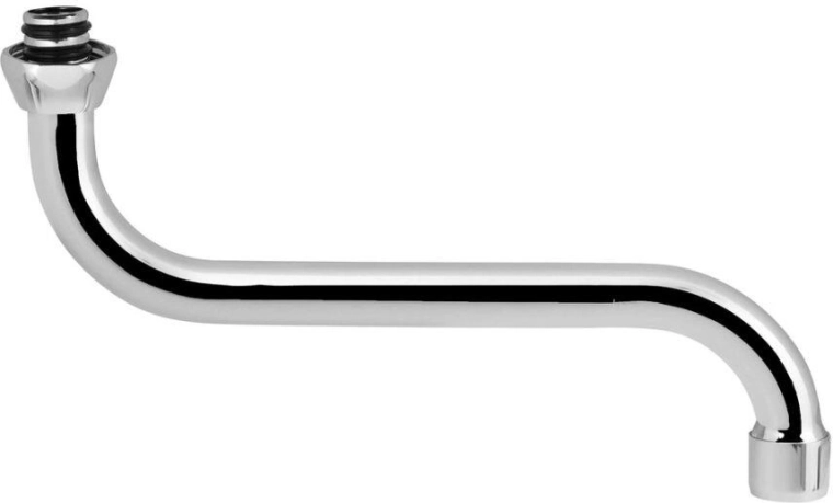 Iztokovna cev 220 mm krom