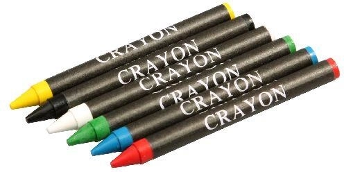 Wax Crayon Assortment - 6 pcs