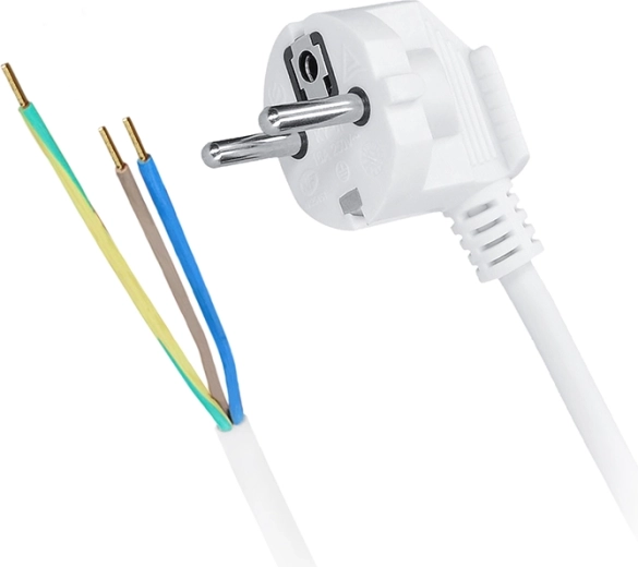 Solight flexo kabel 3× 1,5 mm2 bel 5 m