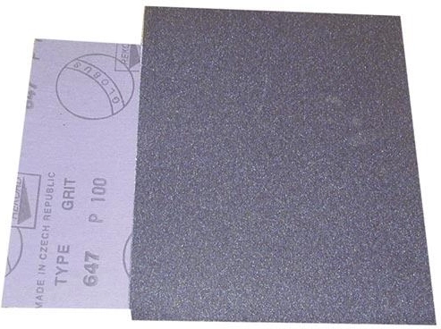 Abrasive cloth for metal and wood, grit 120, 230 × 280 mm