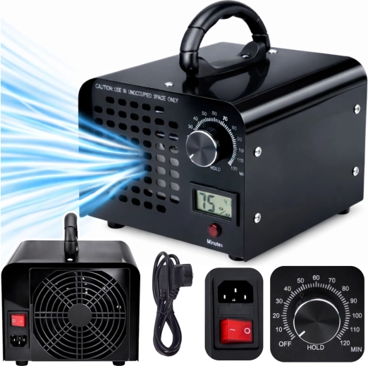 Ozonator LEAN 60.000 mg/h z LCD in časovnikom