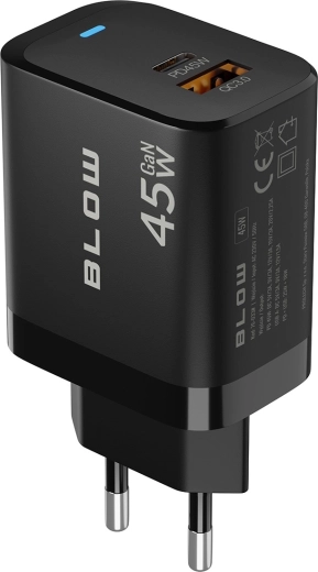 45 W hitro polnjenje s Power Delivery