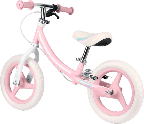 Saddle adjustable to the child’s height