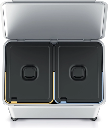 Dve ločeni komori za enostavno ločevanje