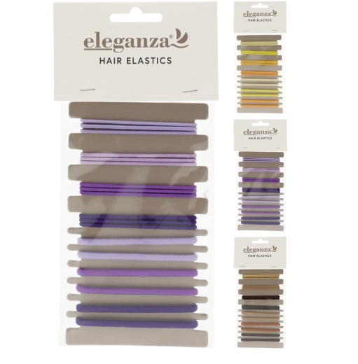 Komplet 18 elastičnih gumic za lase brez kovine