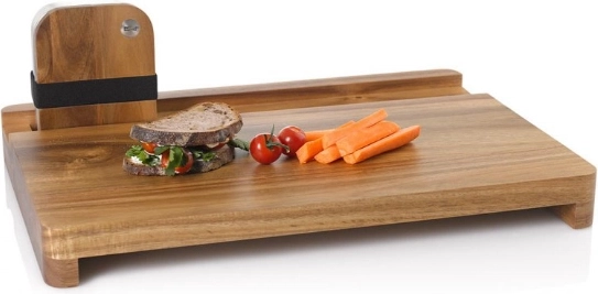 lesena rezalna deska z zabojem za malico COTTO od AdHoc