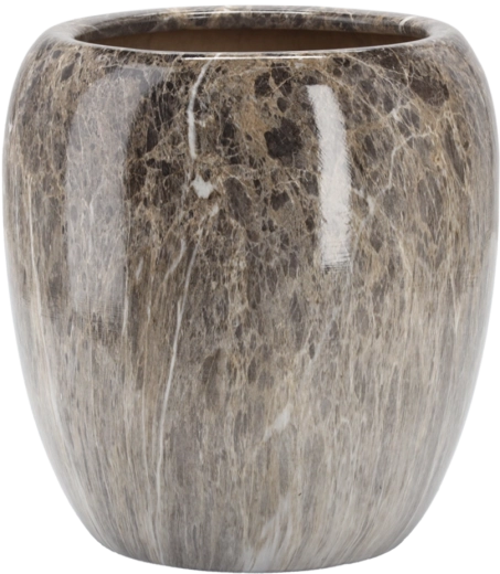 Keramični okrasni lonec za rože Marmur z marmoriranim učinkom 31 × 35 cm