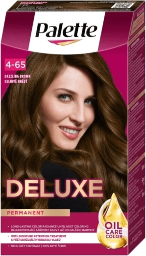 Palette Deluxe trajna barva za lase 4-65 Očarljiva rjava 50 ml