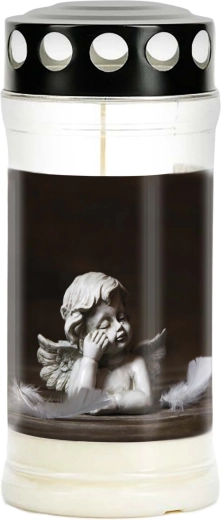 Nagrobna sveča Provence Angel – gori do 4 dni