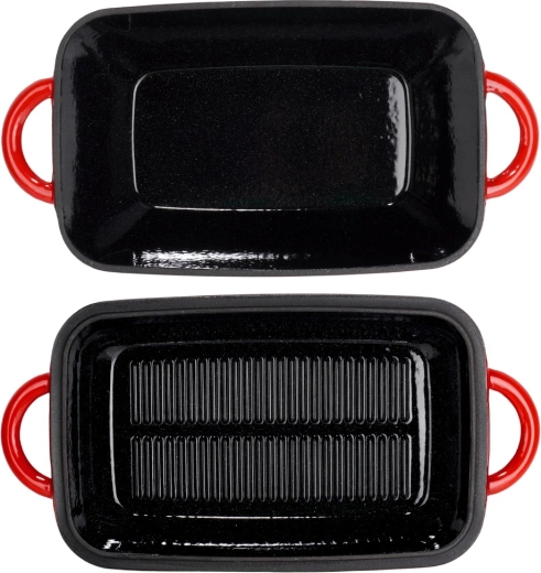 Dve posodi v eni: pekač + žar pokrov