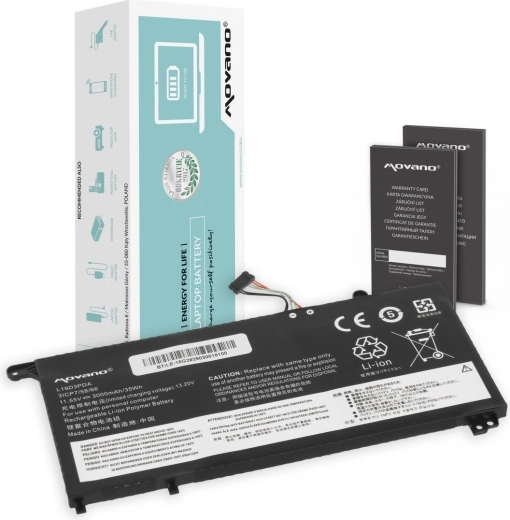 Baterija Movano L19M3PDA za Lenovo ThinkBook 14/15 G2–G5 (IAP/ITL/ACL/ABA) 3000 mAh 35 Wh