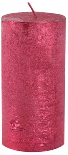 Rustikalna sveča Provence rdeča 12 cm