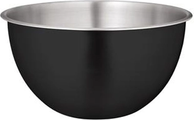 Skleda iz nerjavnega jekla v mat črni, 17 cm