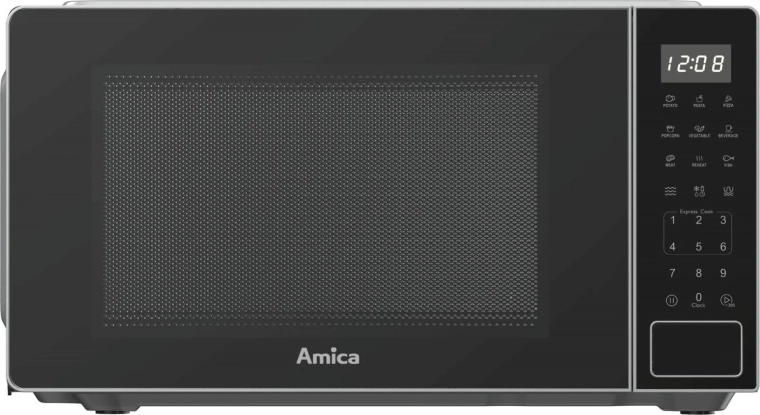 Mikrovalovna pečica Amica z elektronskim upravljanjem in combigrilom