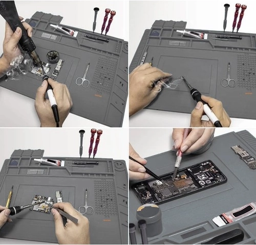Heat-resistant silicone up to 500 °C