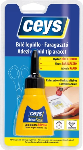 Hitro belo disperzijsko lepilo CEYS 40–50 g
