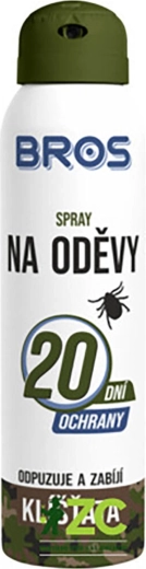 BROS sprej za oblačila proti klopom 90 ml