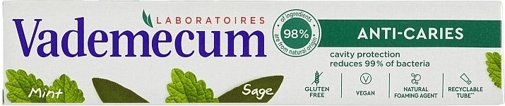 Vademecum Anti‑Caries zobna pasta 75 ml