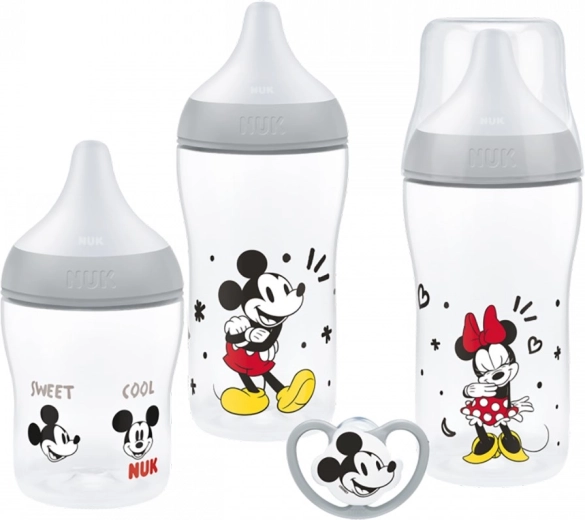 Nuk perfect match disney mickey mouse komplet dojenčkih stekleničk in dudo