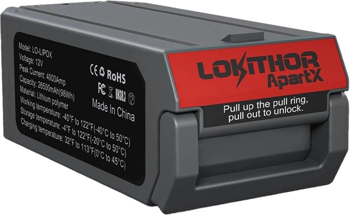 Baterija Lokithor LO-LIPOX za ApartX 98 Wh