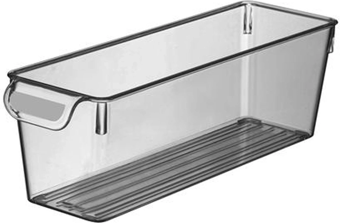 Plastični organizator Line 32,5 × 10 × 10 cm, 2 l, prosojni antracit