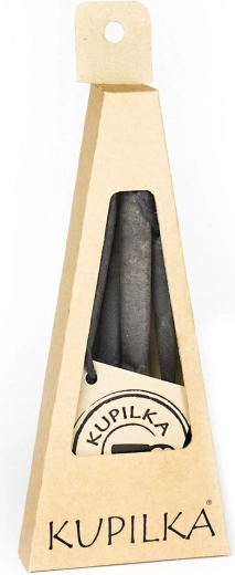 Kupilka kamping pribor Black – vilica, nož, žlica in čajna žlička v darilni embalaži