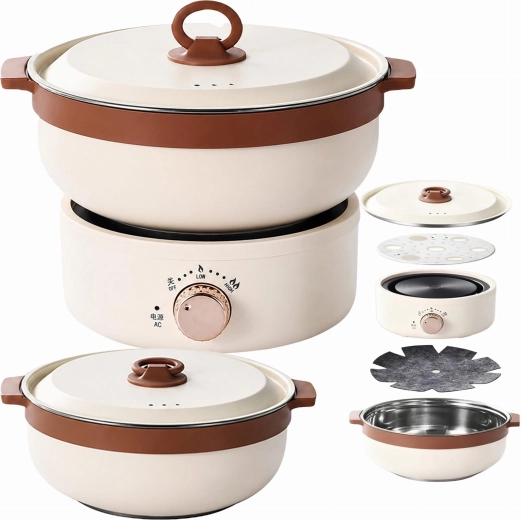 Portable multifunction electric pot, foldable, 2.5 l, 700 W - 1 piece
