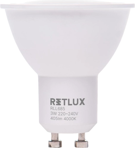 Retlux GU10 3 W Daylight White LED Bulb