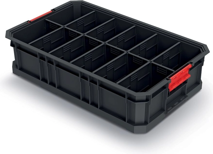 Modularna transportna škatla s pregradami 520 × 327 × 125 mm