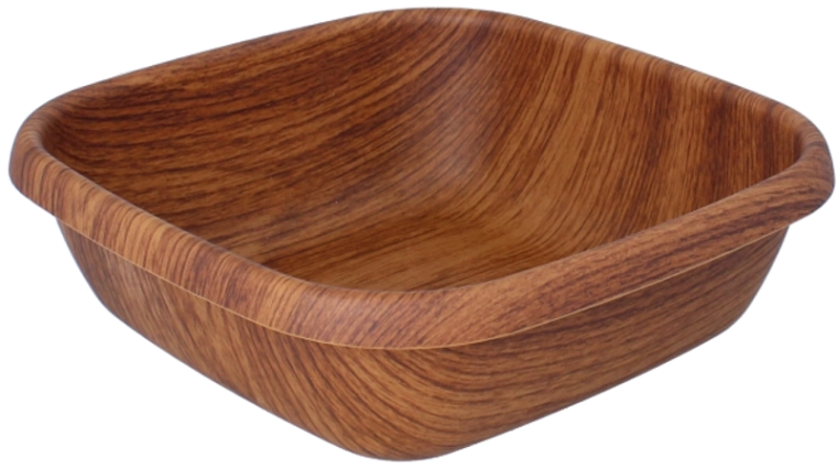 Plastična skleda rjava 23 cm