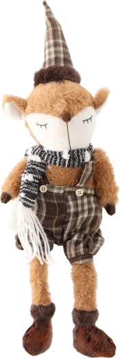 Božični lisjak z visečimi nogami 35 cm