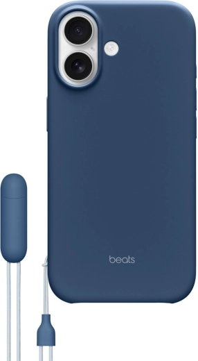 Zaščitni ovitek z paščkom BEATS Kickstand za iPhone 17, združljiv z MagSafe – granitno moder