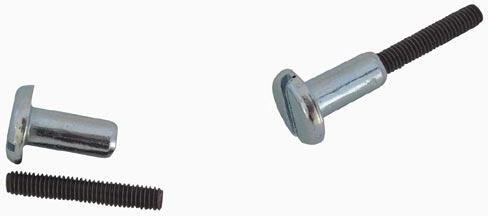 Pritrdilno okovje 38 mm iz pocinkovanega jekla, pakiranje 50 kos