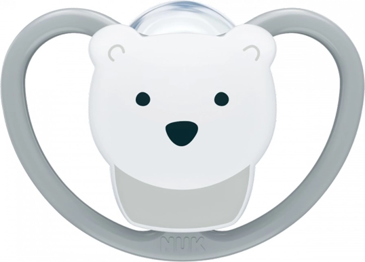 Duda NUK Perfect Match Air Polar Bear 6–18 m, silikonska