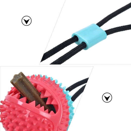 Žogica za priboljške za počasnejše hranjenje