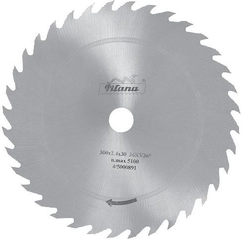 PILANA Saw Blade 500 mm for Longitudinal Wood Cutting, 36 Teeth