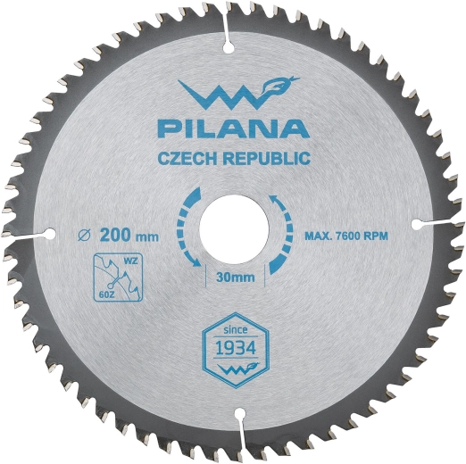 List krožne žage PILANA SK 5255 WZ 200 × 2,2 × 30, 60 zob