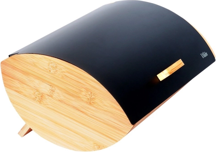 Bambus in mat črna kovina